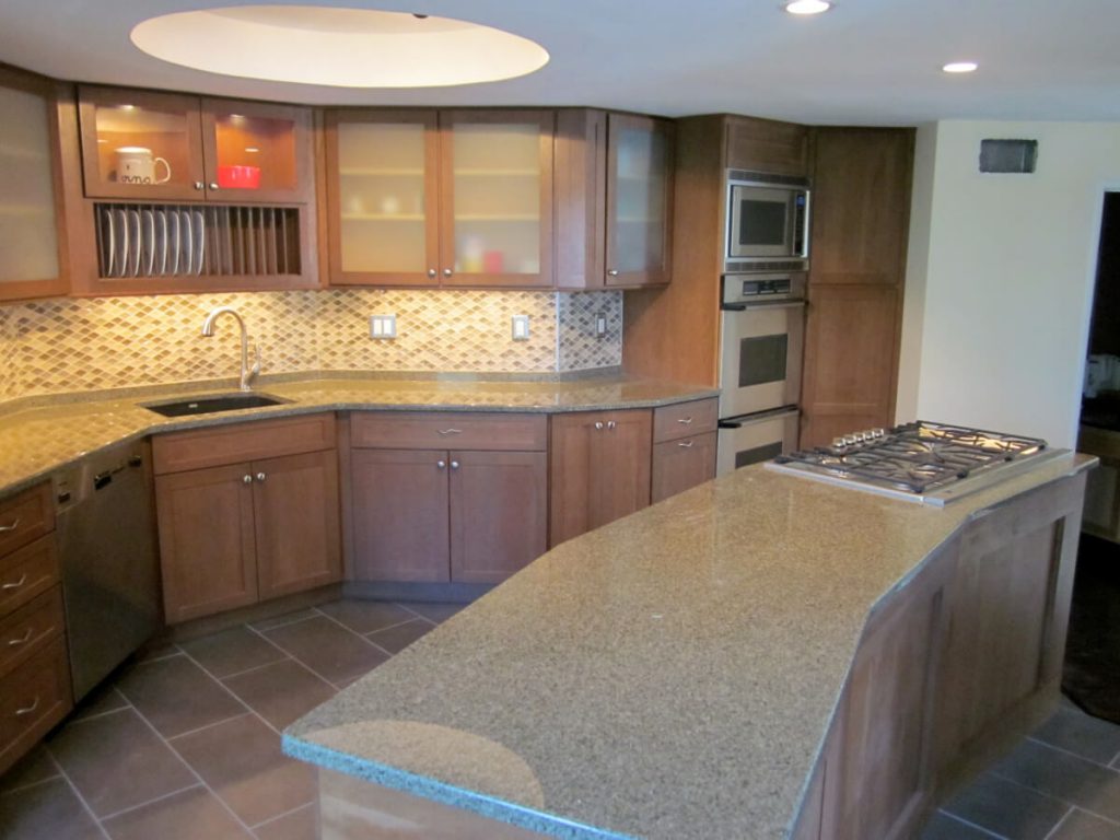 Kitchen with Island in Red Bank Armbrecht Carpentry